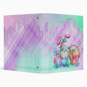 Classeur Gnome De Lapin De Pâques Avec Oeufs De Panier