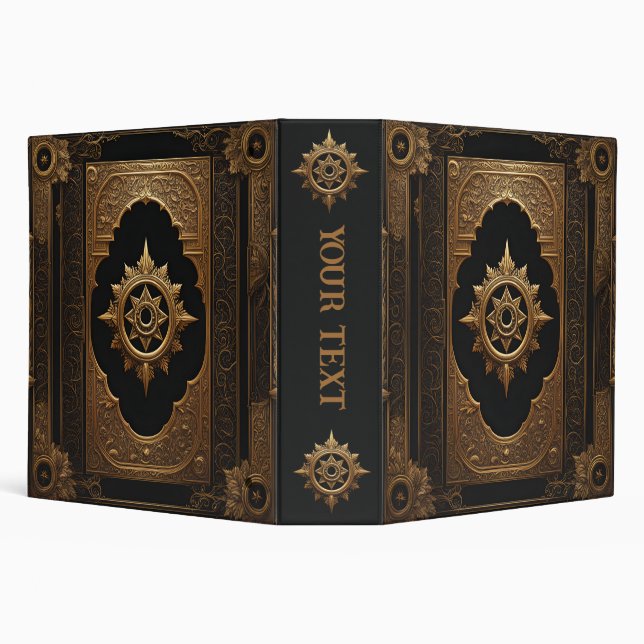 Classeur Gold Compass Rose Book Cover (Arrière-plan)