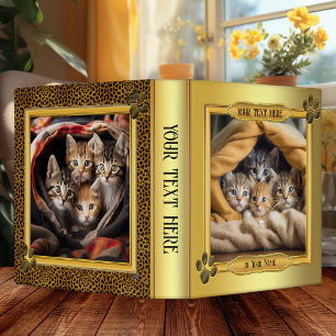 Classeur Gold Photo Kittens