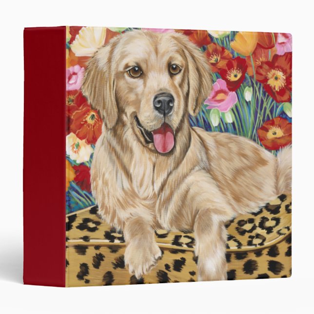 Classeur Golden Boy Retriever (Devant/Côté)