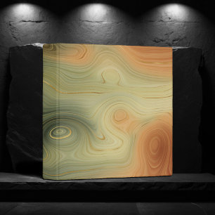 Classeur Golden Strata Pêche Brûlée Orange Vert Agate