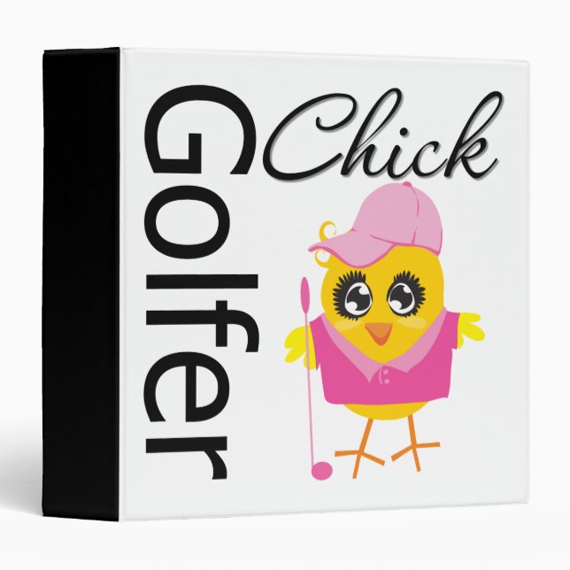Classeur Golfer Chick (Devant/Côté)