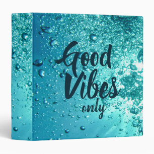 Classeur Good Vibes et Cool Blue Water