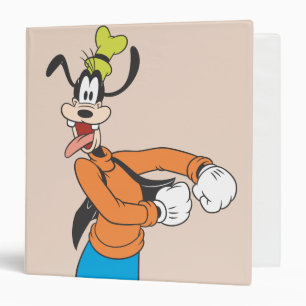 Classeur Goofy   Excité