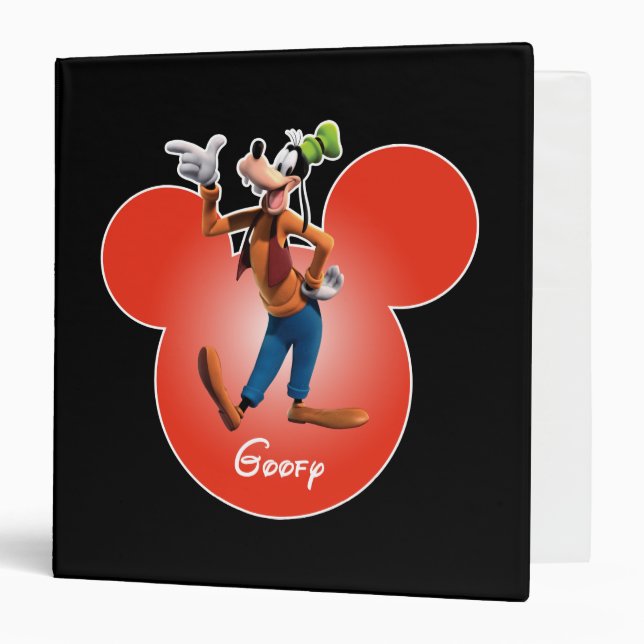 Classeur Goofy | Icône de tête de micro (Devant/Intérieur)