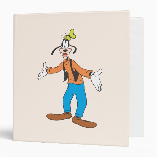 Classeur Goofy | Larges mains (Devant/Intérieur)