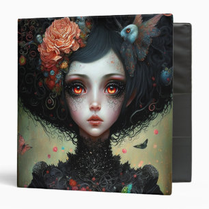 Classeur Goth Déplaisant mignonne fille gothique