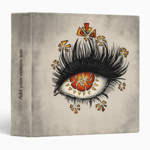 Classeur Goth étrange oeil art sorcier