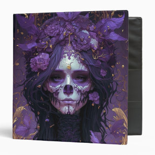 Classeur Goth Skull Woman Dark Imaginaire Art