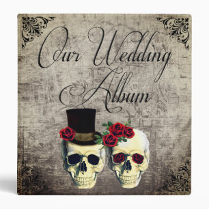 Classeur Goth Skuls avec Album photo Mariage