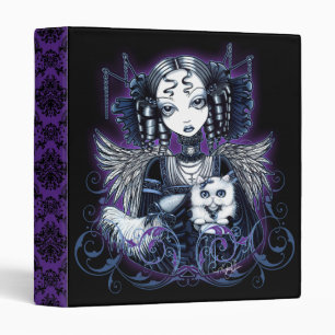 Classeur gothique d'ange de chat persan de