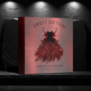 Classeur Gothique Fairy Crimson Gown   Fer rouge profond ra