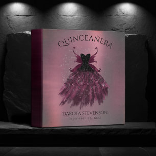 Classeur Gothique Fairy Fuchsia Gown Punk Rock rose Magen