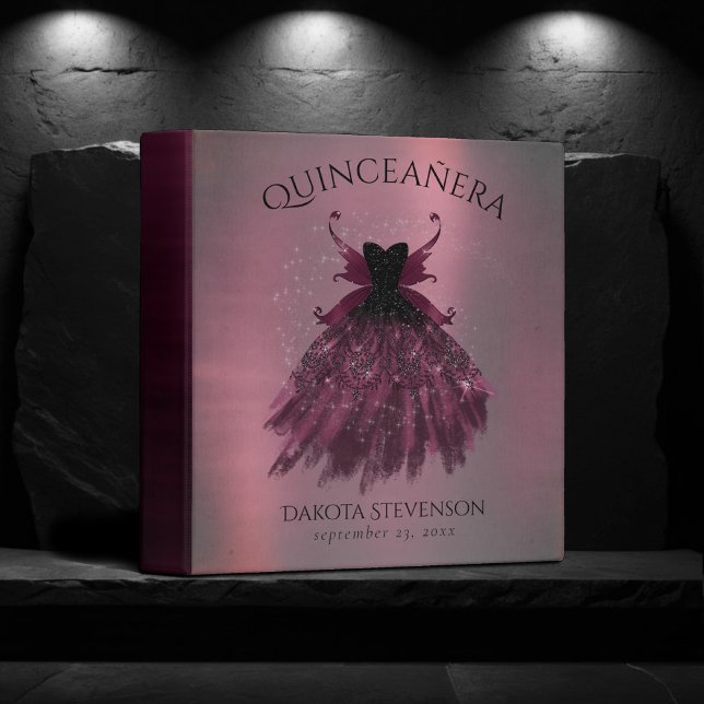 Classeur Gothique Fairy Fuchsia Gown | Punk Rock rose Magen (Créateur téléchargé)