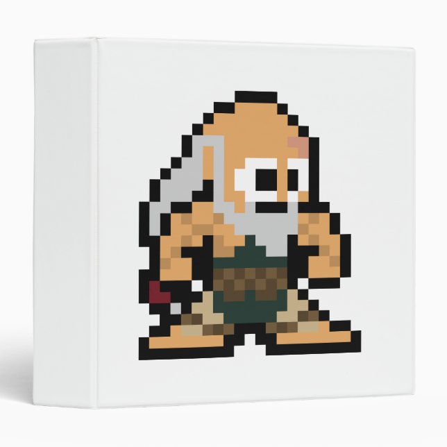 Classeur Gouken à 8 bits (Devant/Côté)
