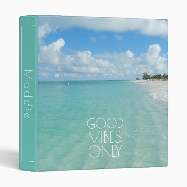 Classeur Grace Bay Beach de bonnes vitres seulement (Devant/Côté)