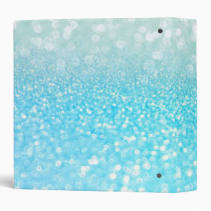 Classeur Gradient bleu de parties scintillantes d'été de
