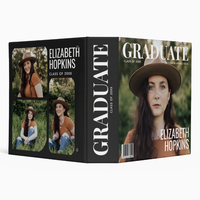 Classeur Graduate Magazine Couverture photo Diplôme (Arrière-plan)