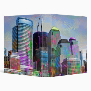 Classeur Graffiti cool plaques aquarelles New York