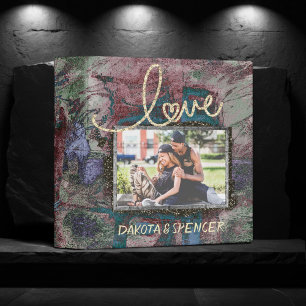 Classeur Graffiti Grunge Love   Moderne Fun Photo Scrapbook