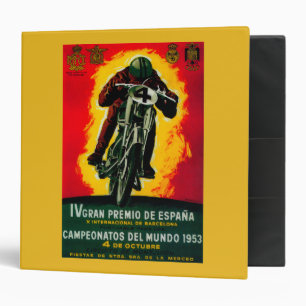Classeur Gran Premio de Espana Vintage PosterEurope