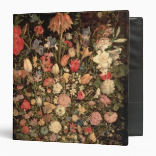 Classeur Grand bouquet des fleurs dans un baquet en bois