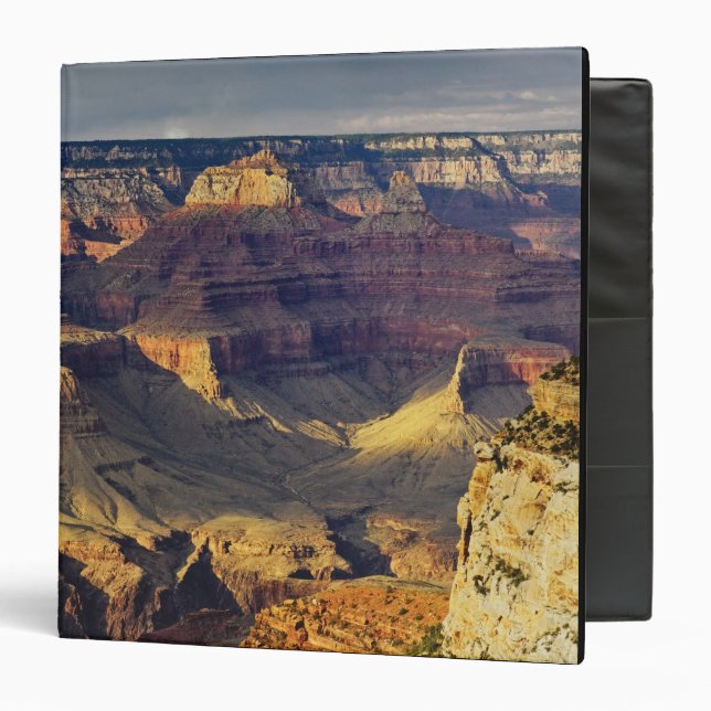 Classeur Grand Canyon du bord sud au coucher du soleil, (Devant/Intérieur)