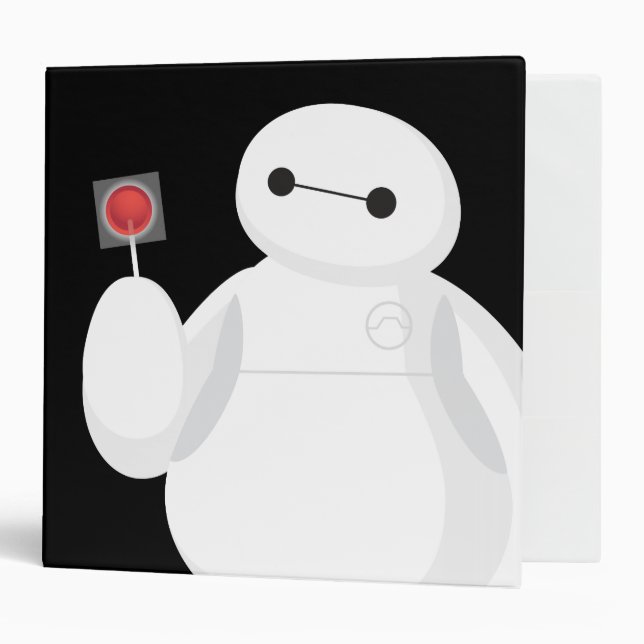 Classeur Grand héros 6 | Baymax avec Lollipop (Devant/intérieur)