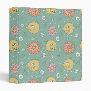 Classeur Grand Oiseau Motif Floral Bonne Vibes