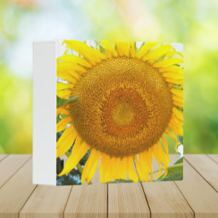 Classeur Grand tournesol jaune Floral