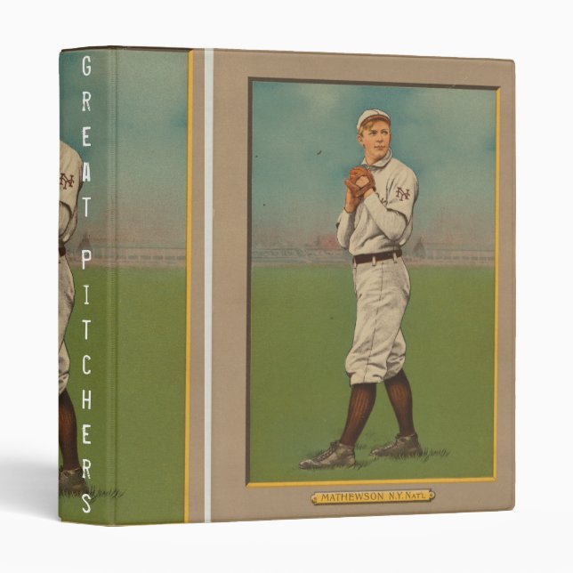 Classeur Grands brocs de base-ball (Devant/Côté)