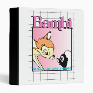 Classeur Graphique Bambi & Grille Rétro Fleur