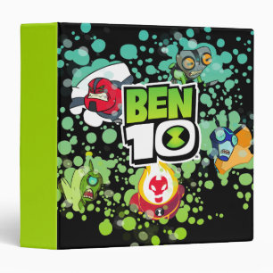 Classeur Graphique de bulles de formes Aliens Ben 10