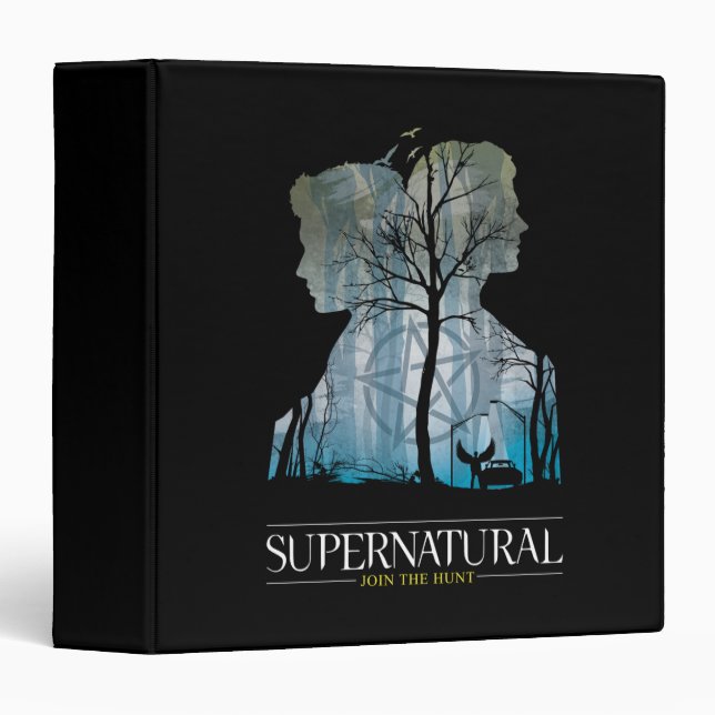 Classeur Graphique de la forêt surnaturelle de Winchester B (Devant/Côté)