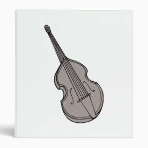 Classeur Graphique droit de guitare basse de violon