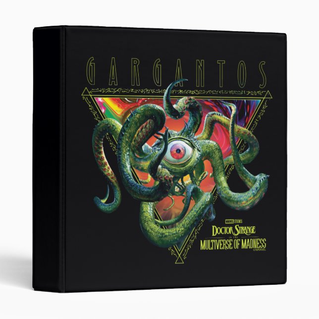 Classeur Graphique multivers Gargantos (Devant/Côté)