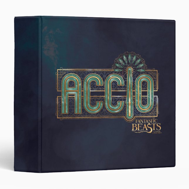 Classeur Graphique orthographique Jade Art Déco ACCIO™ (Devant/Côté)
