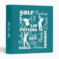 Graphique textuel de la terminologie du golf des g