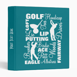 Classeur Graphique textuel de la terminologie du golf des g