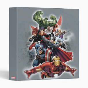 Classeur Graphisme d'attaque des Avengers