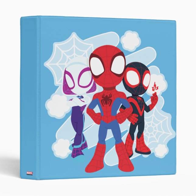 Classeur Graphisme de l'équipe de Spidey (Devant/Côté)