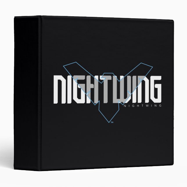 Classeur Graphisme Hi-Tech au nom de Nightwing (Devant/Côté)