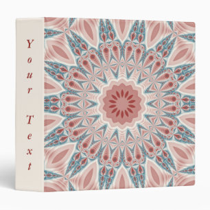 Classeur Grattez Kaleidoscope Moderne Mandala Texte Fractal
