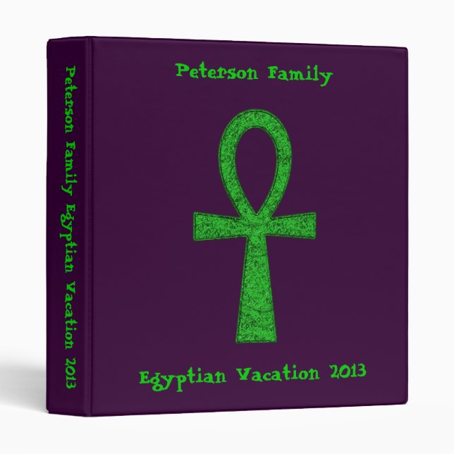 Classeur Green Ankh (Devant/Côté)