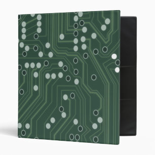 Classeur Green Circuit Board Arrière - plan Art Motif
