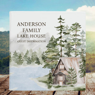 Classeur Green Forest Lake House Information du Cabine invi