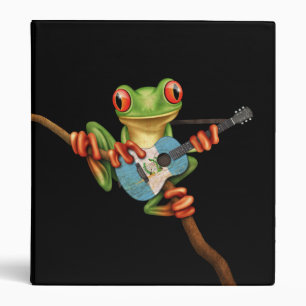 Classeur Grenouille d'arbre jouant le noir guatémaltèque de