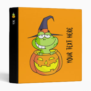 Classeur - grenouille de Halloween !