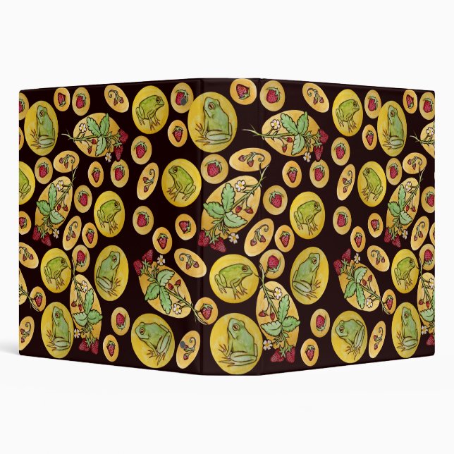 Classeur Grenouilles fraises pour toujours (Arrière-plan)