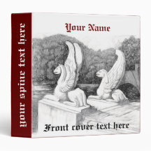 Griffins sculpté crayon monochrome Art
